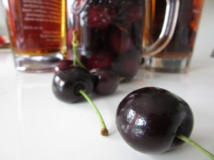 Drunken Cherries Recept